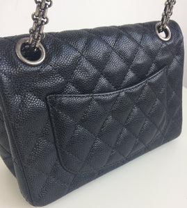 Chanel 2.55 reissue 224 mini double flap in caviar