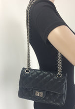 Load image into Gallery viewer, Chanel 2.55 reissue 224 mini double flap in caviar