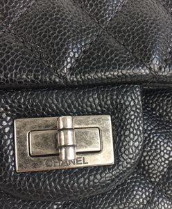 Chanel 2.55 reissue 224 mini double flap in caviar
