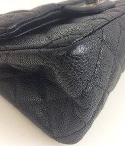 Chanel 2.55 reissue 224 mini double flap in caviar