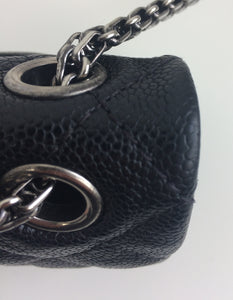 Chanel 2.55 reissue 224 mini double flap in caviar