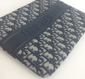 Dior oblique canvas clutch