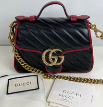 Load image into Gallery viewer, Gucci GG mini marmont top handle