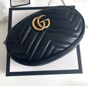 Gucci marmont matelasse belt bag size 85