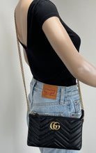 Load image into Gallery viewer, Gucci GG mini marmont chain pouch