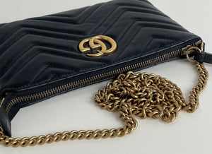 Gucci GG mini marmont chain pouch