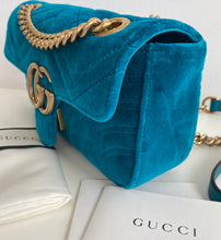 Load image into Gallery viewer, Gucci GG velvet mini marmont