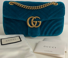 Load image into Gallery viewer, Gucci GG velvet small marmont