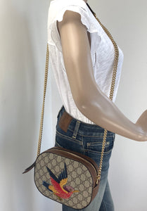 Gucci GG canvas mini chain bag