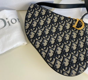 Dior Oblique saddle pochette or cross body bag
