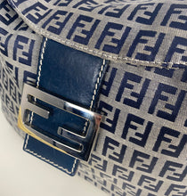 Load image into Gallery viewer, Fendi vintage blue zucca monogram bag