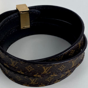 Louis Vuitton triple wrap bracelet