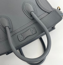 Load image into Gallery viewer, Celine nano luggage in baby drummed calfskin Kohl