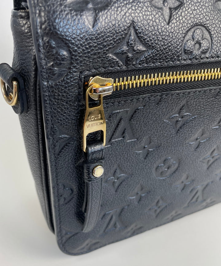Louis Vuitton Metis Empreinte Monogram Black Leather ref.76610 - Joli Closet