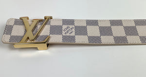 Louis Vuitton initiales belt 40MM azur