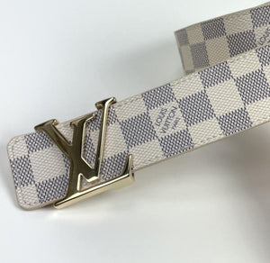Louis Vuitton initiales belt 40MM azur