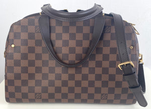 Louis Vuitton kensington bowling bag in damier ebene