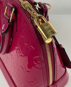 Louis Vuitton alma BB vernis leather