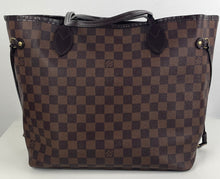 Load image into Gallery viewer, Louis Vuitton Neverfull MM size in damier ebene