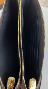 Louis Vuitton double zip pochette giant reverse and monogram