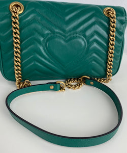 Gucci marmont small matelasse shoulder bag