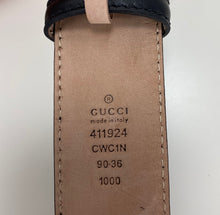 Load image into Gallery viewer, Gucci GG signature interlocking belt size 90