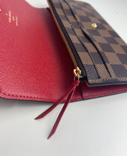 Load image into Gallery viewer, Louis Vuitton emilie wallet damier ebene