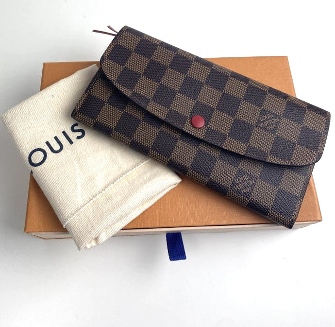 Louis Vuitton emilie wallet damier ebene
