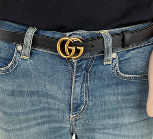 Gucci skinny marmont belt size 95
