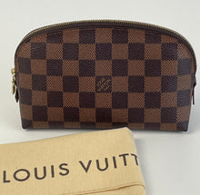 Load image into Gallery viewer, Louis Vuitton cosmetic pouch in damier