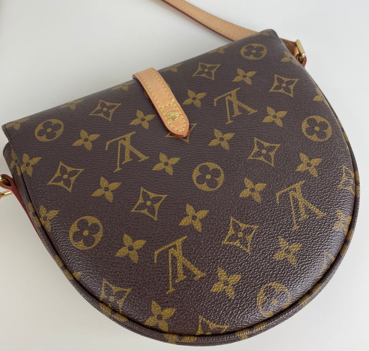 Chantilly cloth crossbody bag Louis Vuitton Brown in Cloth - 17040712