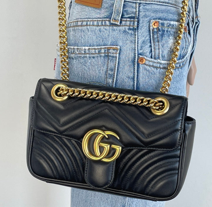 Gucci GG mini marmont matelasse bag – Lady Clara's Collection