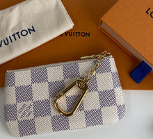 Load image into Gallery viewer, Louis Vuitton key pouch azur