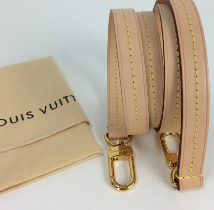 Louis Vuitton vachetta strap