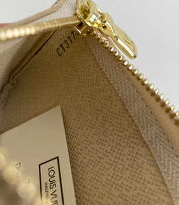 Louis Vuitton key pouch azur