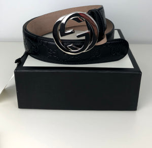 Gucci GG signature interlocking belt size 90