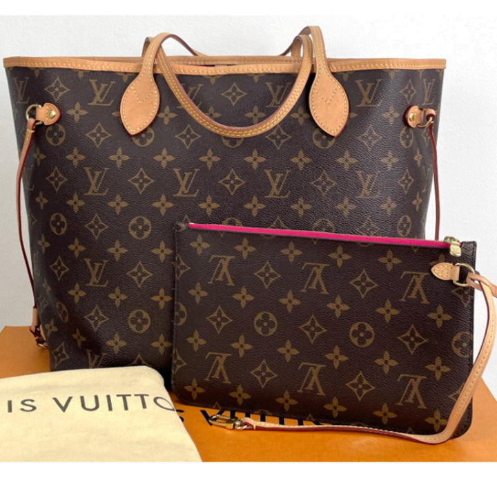 Louis Vuitton neverfull MM with pochette