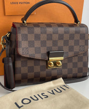 Load image into Gallery viewer, Louis Vuitton croisette in damier ebene