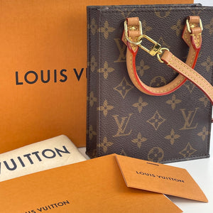Louis Vuitton Petit Sac Plat in monogram