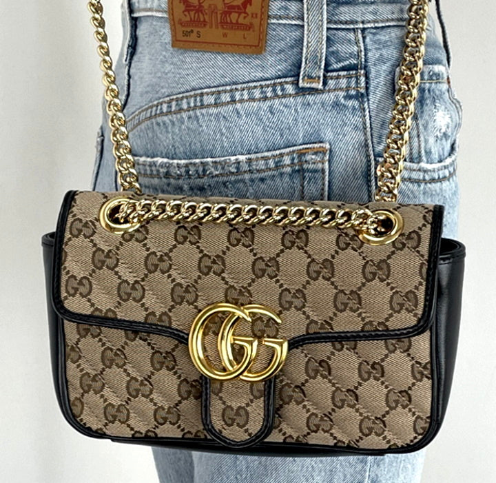Gucci GG mini marmont matelasse canvas bag – Lady Clara's Collection