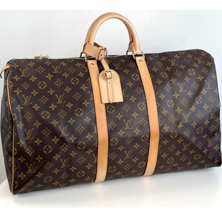 AUTHENTICATED LOUIS VUITTON MONOGRAM KEEPALL 55