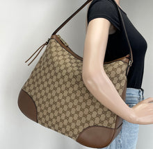 Load image into Gallery viewer, Gucci GG large bree  hobo bag