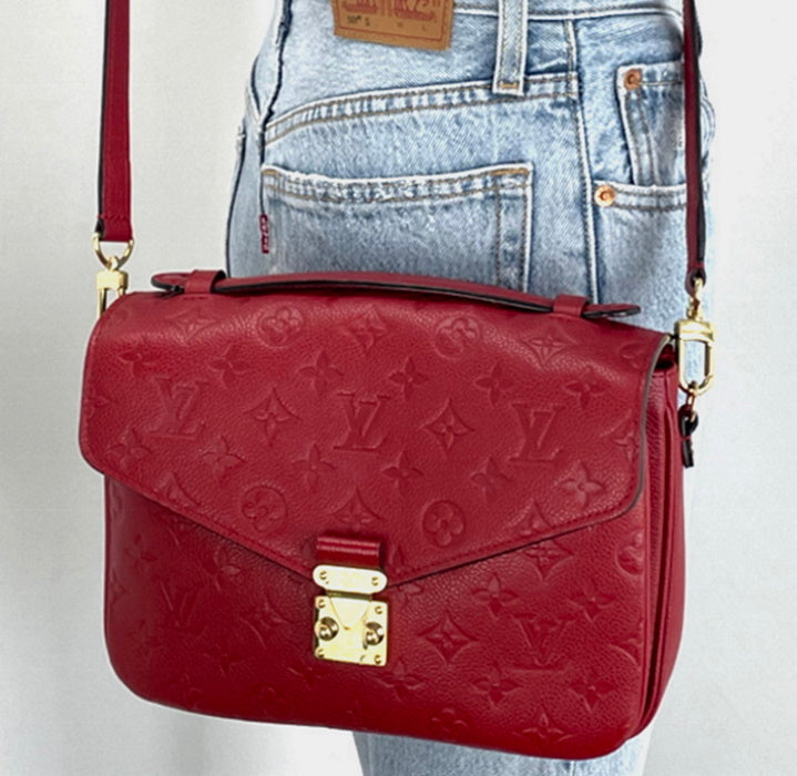 Louis Vuitton pochette metis in empreinte leather – Lady Clara's Collection