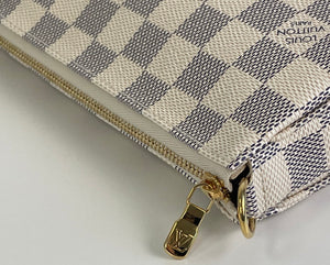 Louis Vuitton pochette accessories damier azur