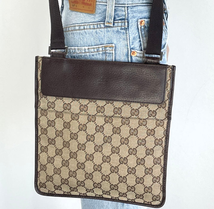 Gucci GG ebony pocket crossbody – Lady Clara's Collection