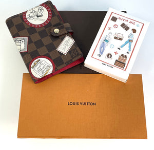Louis Vuitton Damier Ebene Small Ring Agenda Cover - Brown Books