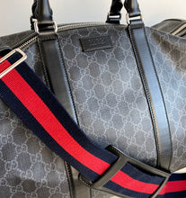 Load image into Gallery viewer, Gucci GG supreme large black carry-on duffle