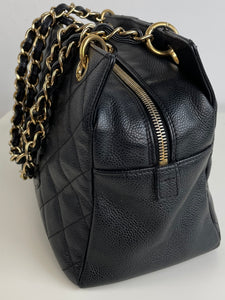 Chanel PST petite timeless shopper tote in caviar