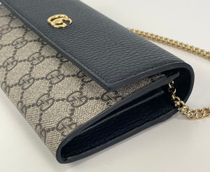 Gucci GG marmont chain wallet