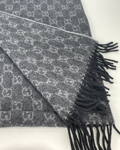 Gucci GG cashmere jacquard scarf